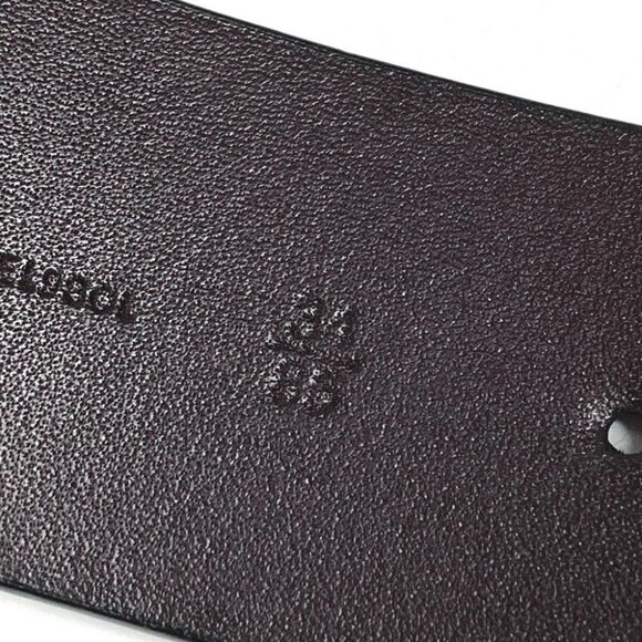 BURBERRY TB logo Buckle belt for bottoms belt Leather Black/SilverHardware - Picture 10 of 12